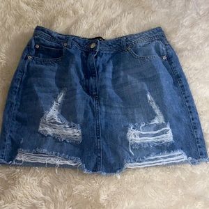Jean skirt
